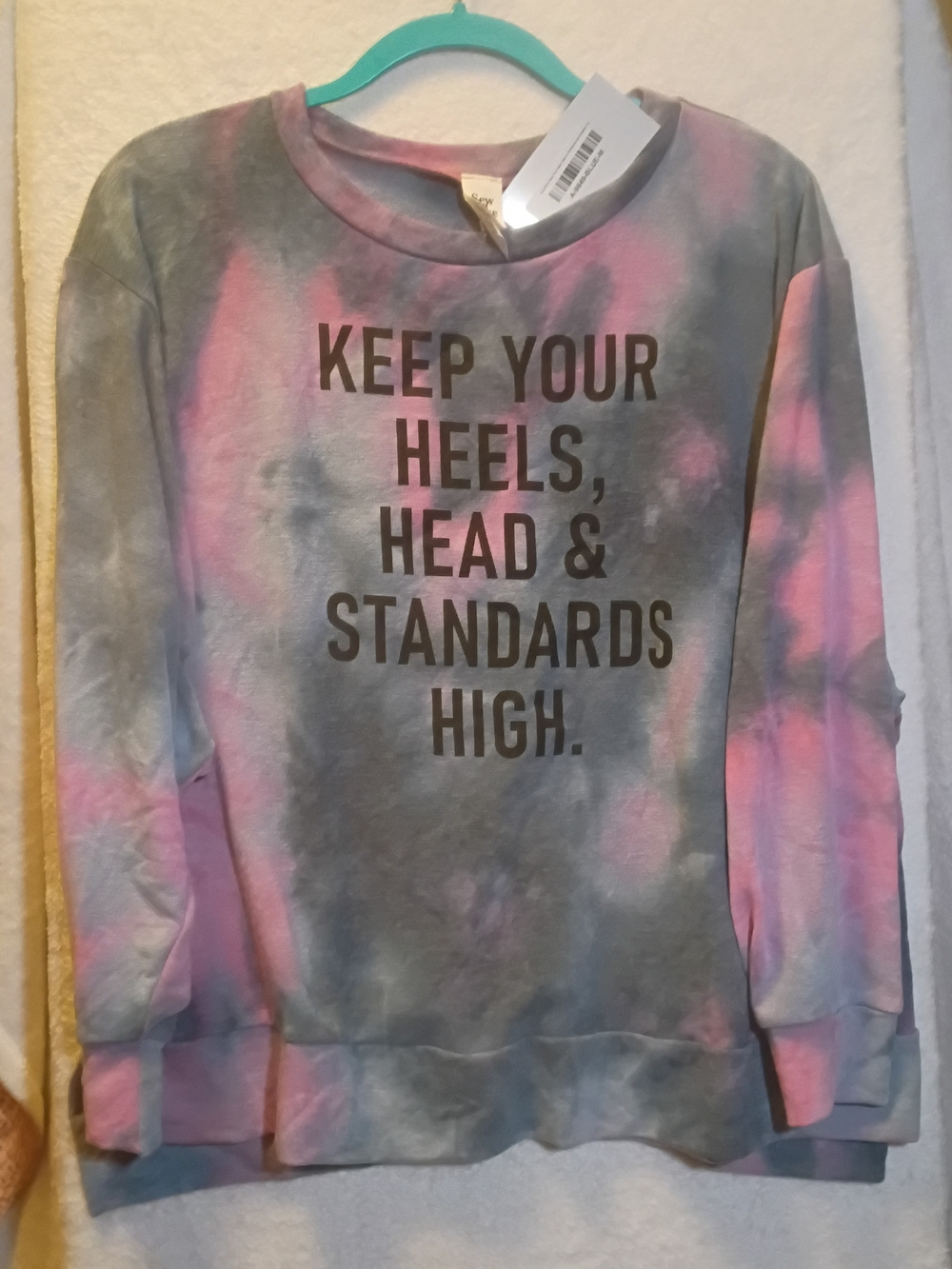 Sew In Love women's long-sleeve tie-dye sweatshirt